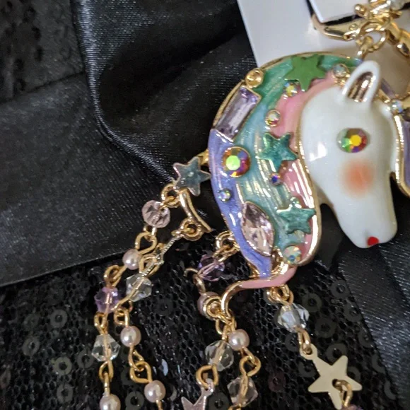 Betsey Johnson Unicorn Earrings - NWT - Picture 2 of 4